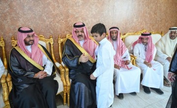 أمير حائل ونائبه يعزيان أسرة الحماد في وفاة والدهم