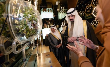 سمو أمين منطقة الرياض يفتتح “واحة التحلية” ضمن سلسة واحات الرياض سمو أمين منطقة الرياض يفتتح “واحة التحلية” ضمن سلسة واحات الرياض