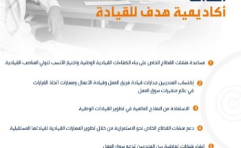 أكاديمية هدف للقيادة تطور قيادات المستقبل لتمكِّين المنشآت وتفعيل مبادئ القيادة الفاعلة أكاديمية هدف للقيادة تطور قيادات المستقبل لتمكِّين المنشآت وتفعيل مبادئ القيادة الفاعلة