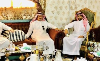 “رجل الإعمال عايد بن خلف “عضو شرف صحيفة الشمال يزور “بن ربدان” في ديوانه الخاص في محافظة ينبع