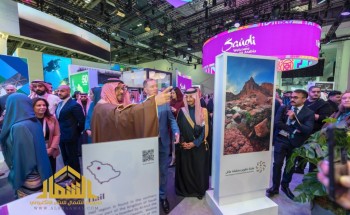 حائل حاضره في معرض سوق السفر العالمي في لندن حائل حاضره في معرض سوق السفر العالمي في لندن