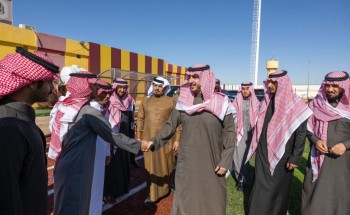 أمير منطقة الجوف يزور نادي طبرجل الرياضي