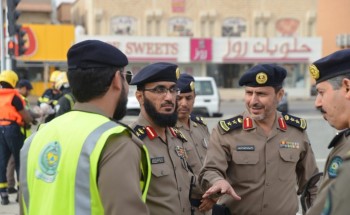 “مُدير الإدارة العامة للدفاع المدني ببريدة يُنفِّذُ فرضية طريق الملك عبدالله بالصفراء”