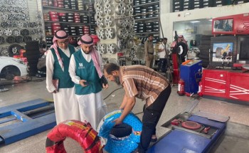 لمدة 22 يومًا وبمشاركة 6 جهات.. الأحساء والعديد يتصدران أعلى مناطق بيع الإطارات غير الصالحة لمدة 22 يومًا وبمشاركة 6 جهات.. الأحساء والعديد يتصدران أعلى مناطق بيع الإطارات غير الصالحة