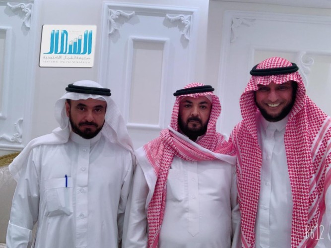 الشيخ فرحان الخزيم “في ضيافة رئيس تحرير صحيفة الشمال هذا المساء.