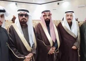 الشيخ “راضي بن شقحان بن ساكر بن قعبوب” يحتفل بزواجه في قصر روعة بـ”حائل”