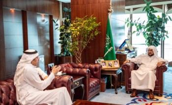 وزير الشؤون الإسلامية يستقبل مدير قناة الإخبارية السعودية وزير الشؤون الإسلامية يستقبل مدير قناة الإخبارية السعودية