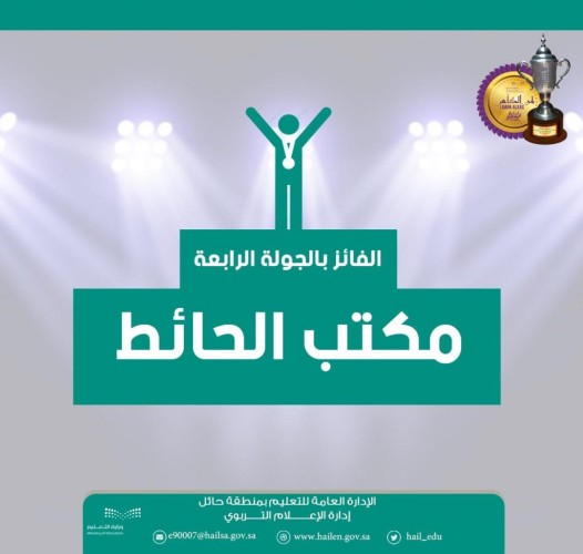 مكتب تعليم الحائط يتأهل لمسابقة ” لمن الكأس”
