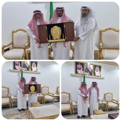رئيس نادي الصم بالشرقية يزور محافظ شرورة ويقدم له عضوية النادي الشرفية