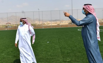 ريم طبيعةٌ تخطف المتنزهين ورئيس المركز يتفقد المشاريع