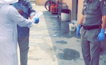 عمل رأس تنورة زيارات ميدانية لتأكد من الإلتزام بتطبيق الاشتراطات والتقيد بالتعليمات على مساكن العمالة