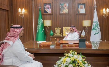 سمو أمير منطقة حائل يستقبل أمين المنطقة