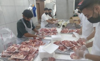“بر جازان” تقوم بتوزيع اكثر من 6000 كجم من لحوم الأضاحي على مستفيديها “بر جازان” تقوم بتوزيع اكثر من 6000 كجم من لحوم الأضاحي على مستفيديها
