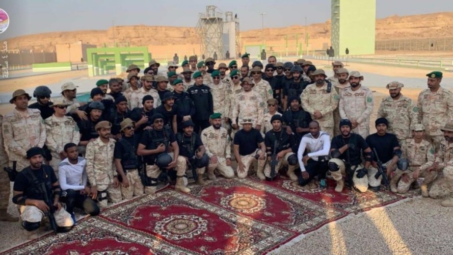 الإحتفاء بتخريج أكثر من 1000 متدرب وتدشين ميدان اللواء عبدالعزيز الفغم رحمه الله بمدينة تدريب الحرس الملكي بالثمامة