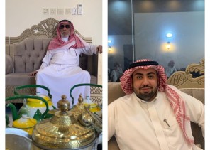 الشيخ “قعيد بن قعبوب” معرف قرية البحرة يحتفل بمناسبة شفاء ابنه الدكتور ياسر