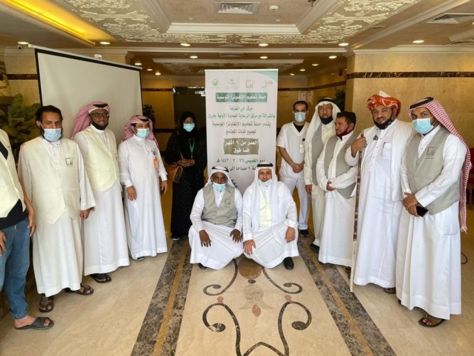 مركز الرعاية الصحية الأولية بجرول في ضيافة مركز ” حي النزهة ” و تطعيم أهالي الحي