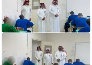 الشهراني يقف على سير الامتحانات بملاحظة الدمام الشهراني يقف على سير الامتحانات بملاحظة الدمام