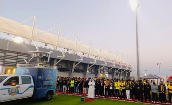 فرع الرئاسة العامة لهيئة الأمر بالمعروف بالشرقية يفعّل المصلى المتنقل في عدد من الملاعب الرياضية فرع الرئاسة العامة لهيئة الأمر بالمعروف بالشرقية يفعّل المصلى المتنقل في عدد من الملاعب الرياضية