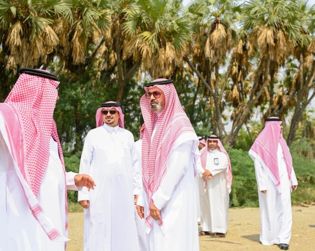 نائب أمير جازان يزور العين الحارة بالعارضة