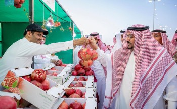 أمير منطقة القصيم : منتج الرمان بالشيحية أصبح منافس للمنتجات المماثلة بالمناطق الأخرى في المملكة أمير منطقة القصيم : منتج الرمان بالشيحية أصبح منافس للمنتجات المماثلة بالمناطق الأخرى في المملكة