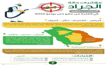 “البيئة”: حالة الجراد الصحراوي في المملكة تحت السيطرة.. وفرق المكافحة جاهزة “البيئة”: حالة الجراد الصحراوي في المملكة تحت السيطرة.. وفرق المكافحة جاهزة