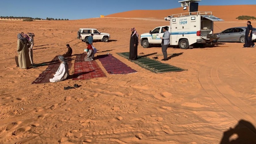 هيئة الأمر بالمعروف توفر مصليات متنقلة بالأماكن العامة والمتنزهات الشتوية بالرياض
