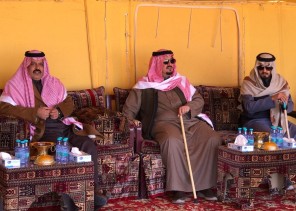 سمو أمير منطقة حائل والوفد المرافق له في ضيافة الأمير محمد بن فهد آل سعود