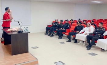 هيئة الهلال الأحمر بالحدود الشمالية ينفذ برنامجاً تدريبيًا تحت شعار رجل الأمن المسعف بـ”عرعر”