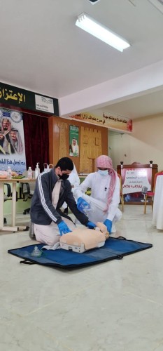 الهلال الأحمر بالباحة يقيم احتفال اليوم العالمي للإسعافات الأولية