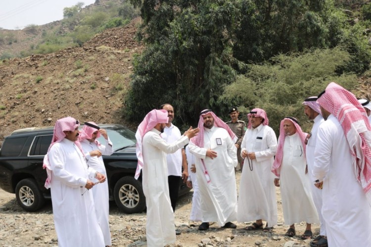 محافظ الداير يوجه بمتابعة دورية للمشاريع ويقف على طريق “فحجلة”