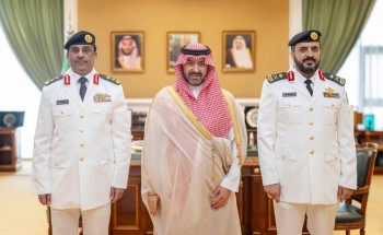 سمو نائب أمير تبوك يستقبل قائد حرس الحدود ويهنئ اللواء العنزي بترقيته سمو نائب أمير تبوك يستقبل قائد حرس الحدود ويهنئ اللواء العنزي بترقيته