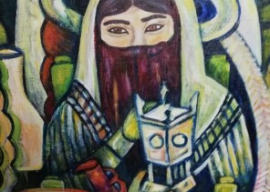 “امرأةً من بيئتنا” لوحة تشكيلية للفنان التشكيلي الأستاذ الاعجم “امرأةً من بيئتنا” لوحة تشكيلية للفنان التشكيلي الأستاذ الاعجم