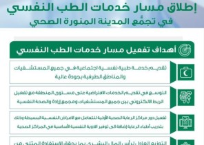 التجمع الصحي بمنطقة المدينة المنورة يقدم مسار لتقديم الخدمات الطبية والنفسية والاجتماعية التجمع الصحي بمنطقة المدينة المنورة يقدم مسار لتقديم الخدمات الطبية والنفسية والاجتماعية