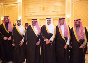 الأمير نايف الشعلان والأمير سعود الشعلان يشرفان حفل زواج الأمير خالد بن سلطان