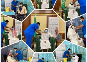 فرع الرئاسة العامة لهيئة الأمر بالمعروف بالمنطقة الشرقية يجري لمنسوبيه تطعيمات الإنفلونزا الموسمية