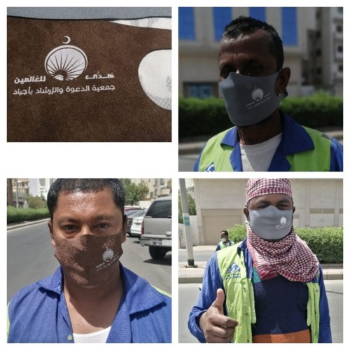 جمعية أجياد توزع 1200 بروشور توعوي على المقيمين الناطقين بغير اللغة العربية