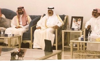 عدد من الأمراء يعزّون أسرة “بن شريم” في وفاة العميد “فيصل”