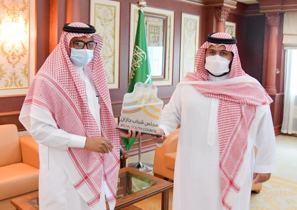 سمو أمير منطقة جازان بالنيابة يستقبل أمين عام واعضاء مجلس شباب المنطقة الجديد .. سمو أمير منطقة جازان بالنيابة يستقبل أمين عام واعضاء مجلس شباب المنطقة الجديد ..