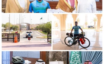سمو محافظ الأحساء يستقبل الرحالة حسن الشاوي
