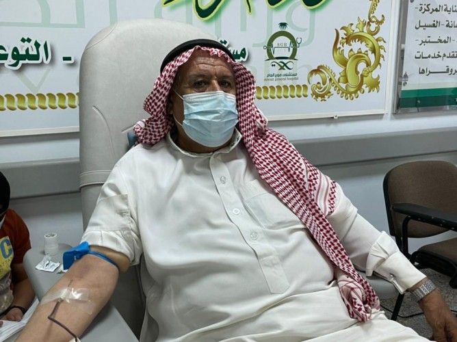مستشفى صوير العام ينظم حملة التبرع بالدم