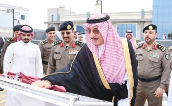 سمو أمير جازان يستقبل مدير عام المرور بالمملكة ويتسلم التقرير االسنوي لمرور المنطقة