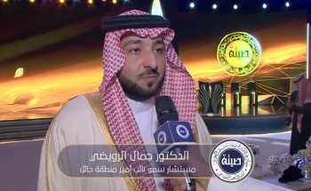 مستشار نائب أمير حائل: جائزة الأميرة صيتة تؤكد استدامة العمل الاجتماعي وتخلق تنافسية بين القطاعات (فيديو) مستشار نائب أمير حائل: جائزة الأميرة صيتة تؤكد استدامة العمل الاجتماعي وتخلق تنافسية بين القطاعات (فيديو)