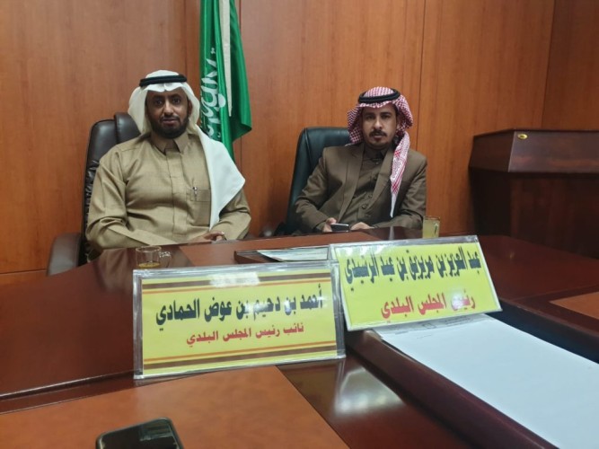 تمديد رئاسة رئيس المجلس البلدي الأستاذ / عبد العزيز الرشيدي بالحائط