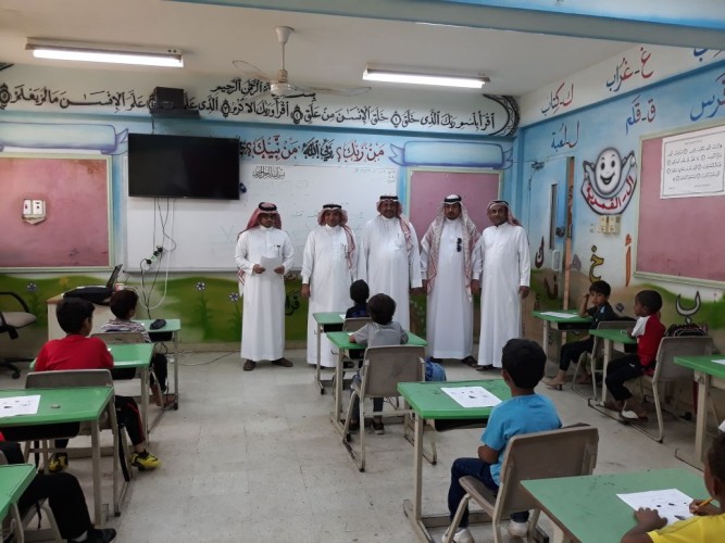 الاختبارات التحصيلية بمدرسة الطاهرية الابتدائية