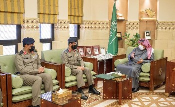 وكيل إمارة الرياض يستقبل مدير الدفاع المدني بالمنطقة
