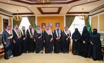 نائب أمير منطقة تبوك يستقبل رئيس وأعضاء مجلس إدارة الجمعية الخيرية للرعاية الصحية بالمنطقة