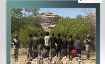 حرس الحدود بعسير يحبط تهريب 240 كيلوجرامًا من القات ويقبض على 14 مخالفًا حرس الحدود بعسير يحبط تهريب 240 كيلوجرامًا من القات ويقبض على 14 مخالفًا