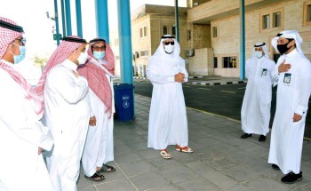 وكيل إمارة منطقة الجوف يتفقد منفذ الحديثة الحدودي مع الأردن وكيل إمارة منطقة الجوف يتفقد منفذ الحديثة الحدودي مع الأردن
