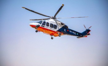 الإسعاف الجوي بالجوف ينقل مصابَيْن من مركز طلعة عمار إلى سكاكا في 13 دقيقة