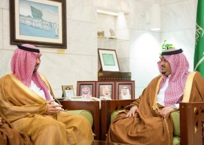 سمو الأمير محمد بن عبدالرحمن يستقبل أمين منطقة الرياض المعين حديثًا